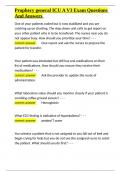 Prophecy general ICU A V3 Exam Questions And Answers&period;docx