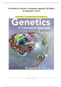 Test Bank for Genetics a Conceptual Approach 7th Edition  by Benjamin A&period; Pierce 2025 All Chapters Covered&vert;&vert; Updated Edition&vert;&vert; 100&percnt; Verified Answers