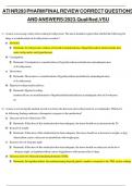 ATI Pharm Final Test Bank 2021 Questions and Answers Latest Update 2022 & 100- Verified.pdf