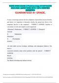NURS 05505 EXAM 2 Pharmacology STUDYGUIDE 2025-2026&period; QUESTIONS WITH 100&percnt; VERIFIED ANSWERS&period; GUARANTEED A&plus; GRADE&period;