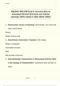 NSG500&sol; NSG 500 EXAM 3&colon; ADVANCED HEALTH ASSESSMENT REVIEW&vert; QUESTIONS AND VERIFIED ANSWERS&vert; 100&percnt; CORRECT&vert; &lpar;NEW 2024&sol; 2025&rpar; 