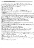 Psychosocial Test &num;3 questions and solutions