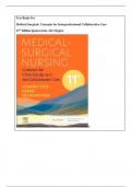 Test Bank For  Medical-Surgical Nursing&colon; Concepts for Clinical Judgment and Collaborative Care 11th Edition &lpar; Author's &semi; by Donna D&period; Ignatavicius &comma; Cherie R&period; Rebar &comma; Nicole M&period; Heimgartner &rpar; All Chapters 