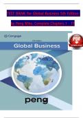 Solution Manual for Global Business&comma; 5th Edition by Peng Mike&comma; Verified Chapters 1 - 17&comma; Complete Newest Version