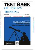Test bank for Children’s Thinking 5th Edition by Robert Siegler, Martha Alibali, (All Chapters 1-12)