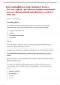 Understanding Pathophysiology 7th edition by Huether&comma; McCance Test Bank All well solved complete &lpar;questions and answers&rpar; solution in this test bank all chapters verified A&plus; study tips
