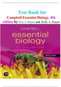 Test Bank for  Campbell Essential Biology&comma; 8th edition by Eric J&period; Simon and  Kelly A&period; Hogan ISBN-9780135318676 Complete Guide