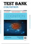 Solutions & Test Bank&colon; Cognition 7th Edition by Gabriel A Radvansky&comma; &lpar;All Chapters 1-15&rpar;