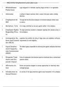WGU D352 OA &sol; WGU D352 EMPLOYMENT AND LABOR LAW OBJECTIVE ASSESSMENT FINAL EXAM NEWEST 2025 ACTUAL EXAM COMPLETE 100 QUESTIONS AND CORRECT DETAILED ANSWERS &lpar;VERIFIED ANSWERS&rpar;