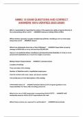 AMMO 18 EXAM QUESTIONS AND CORRECT ANSWERS 100&percnt; VERIFIED 2025-2026&excl;&excl;