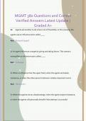 MGMT 380 Questions and Correct  Verified Answers Latest Update &vert;  Graded A&plus;