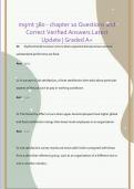 mgmt 380 - chapter 10 Questions and  Correct Verified Answers Latest  Update &vert; Graded A&plus;