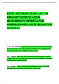   BIO 201 RIO SALADO EXAM 1 &lpar;ACTUAL EXAM&rpar; WITH CORRECT ACTUAL QUESTIONS AND CORRECTLY WELL DEFINED ANSWERS LATEST 2025 ALREADY GRADED A&plus; 