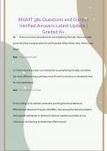 MGMT 380 Questions and Correct  Verified Answers Latest Update &vert;  Graded A&plus;