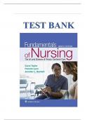 Test Bank for Fundamentals of Nursing 9th Edition Taylor Lynn Bartlett &ndash; Complete Chapter 1-11 Q&A &vert; NCLEX&reg; Prep