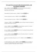 PSY 6645 FINAL EXAM UPDATED QUESTIONS AND ACCURATF ANSWERS