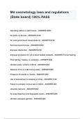 Md cosmetology laws and regulations &lpar;State board&rpar; 100- PASS questions and answers