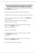 PAEA EOC & SUMMATIVE PRACTICE EXAM NEWEST 2024-2025 QUESTIONS AND CORRECT ANSWERS
