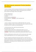 VATI Med-Surg pre-assessment Practice Questions  and Answers