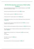 DCFD SCBA Questions And Answers With Verified Solutions