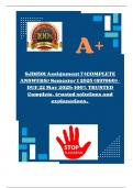 SJD1501 Assignment 7 (COMPLETE ANSWERS) Semester 1 2025 (897060) - DUE 22 May 2025