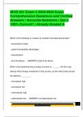 IBUS 401 Exam 3 2024&sol;2025 Exam  Comprehensive Questions and Verified  Answers &vert; Accurate Solutions &vert; Get it  100&percnt; Correct&excl;&excl; &vert; Already Graded A