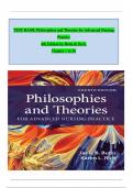 Test Bank For Philosophies and Theories For Advanced Nursing Practice 4rd Edition By Janie B&period; Butts&comma; Karen L&period; Rich All Chapters Updated 2024&sol;2025 A&plus;