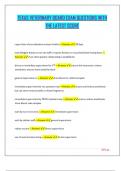 TEXAS VETERINARY BOARD EXAM QUESTIONS WITH THE LATEST SCORE&period;