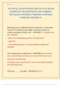 FLS FINAL EXAM NEWEST 2025 ACTUAL EXAM  COMPLETE 150 QUESTIONS AND CORRECT  DETAILED ANSWERS &lpar;VERIFIED ANSWERS&rpar; &vert;ALREADY GRADED A&plus;