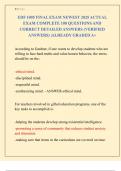 EDF 1005 FINAL EXAM NEWEST 2025 ACTUAL  EXAM COMPLETE 100 QUESTIONS AND  CORRECT DETAILED ANSWERS &lpar;VERIFIED  ANSWERS&rpar; &vert;ALREADY GRADED A&plus;