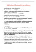 HSC 350 PACKAGED EXAMS STUDY GUIDE A&plus; GRADED 