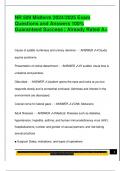 NR 509 Midterm 2024&sol;2025 Exam  Questions and Answers 100&percnt;  Guaranteed Success &vert; Already Rated A&plus; 