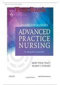 Hamric and Hanson's Advanced Practice Nursing 6th Edition by Mary Fran Tracy&comma; Eileen T&period; O'Grady Test Bank