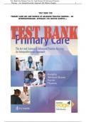 TEST BANK FOR  Practice  PRIMARY CARE ART AND SCIENCE OF ADVANCE PRACTICE NURSING &ndash; AN    INTERPROFESSIONAL APPROACH 5TH EDITION DUNPHY&hellip; ISBN &period;&period;&period;&period;97808036222555