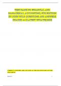 TEST BANK FOR FINANCIAL AND MANAGERIAL ACCOUNTING&comma; 9TH EDITION BY JOHN WILD QUESTIONS AND ANSWERS GRADED A&plus; &vert;LATEST UPDATE&vert; &vert;2025&vert;