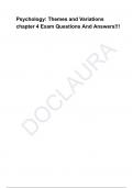 Psychology&colon; Themes and Variations chapter 4 Exam Questions And Answers&excl;&excl;&excl;