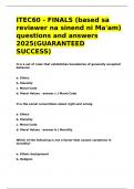 ITEC60 - FINALS &lpar;based sa reviewer na sinend ni Ma-am&rpar; questions and answers 2025