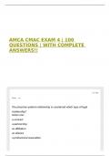 AMCA CMAC EXAM 4 &vert; 100 QUESTIONS &vert; WITH COMPLETE ANSWERS&excl;&excl;