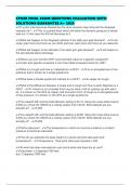 CPAER FINAL EXAM QUESTIONS EVALUATION WITH SOLUTIONS GUARANTEE A&plus; 2025