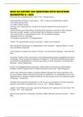 GCSU GA HISTORY EOC QUESTIONS WITH SOLUTIONS GUARANTEE A&plus; 2025