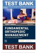Test bank For Fundamental Orthopedic Management for the Physical Therapist Assistant&comma; 5th Edition&comma; Robert Manske&comma; 9780323661713