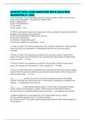 HLSA300 FINAL EXAM QUESTIONS WITH SOLUTIONS GUARANTEE A&plus; 2025