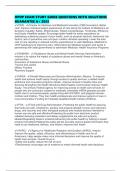 HPDP EXAM STUDY GUIDE QUESTIONS WITH SOLUTIONS GUARANTEE A&plus; 2025