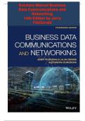 Solutions Manual Business  Data Communications and  Networking  14th Edition by Jerry  FitzGerald 