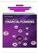 TEST BANK PERSONAL FINANCIAL PLANNING&comma; 13TH EDITION&comma; BY GITMAN&comma; JOEHNK&comma; AND BILLINGSLEY ALL CHAPTERS COVERED GRADED A&plus; 100&percnt; VERIFIED &vert;LATEST UPDATE&vert; &vert;2025&vert;