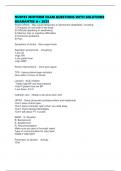 NUR195 MIDTERM EXAM QUESTIONS WITH SOLUTIONS GUARANTEE A&plus; 2025
