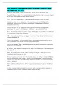PAR EVALUATION EXAM QUESTIONS WITH SOLUTIONS GUARANTEE A&plus; 2025