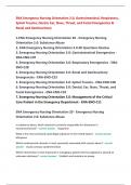 ENA Emergency Nursing Orientation 2&period;0&comma; Gastrointestinal&comma; Respiratory&comma; Spinal Trauma&comma; Dental&comma; Ear&comma; Nose&comma; Throat&comma; and Facial Emergencies & Renal and Genitourinary