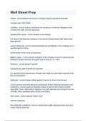 Wall Street Prep questions and answers&period;