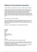 Wallstreet Prep Valuation Questions and answers